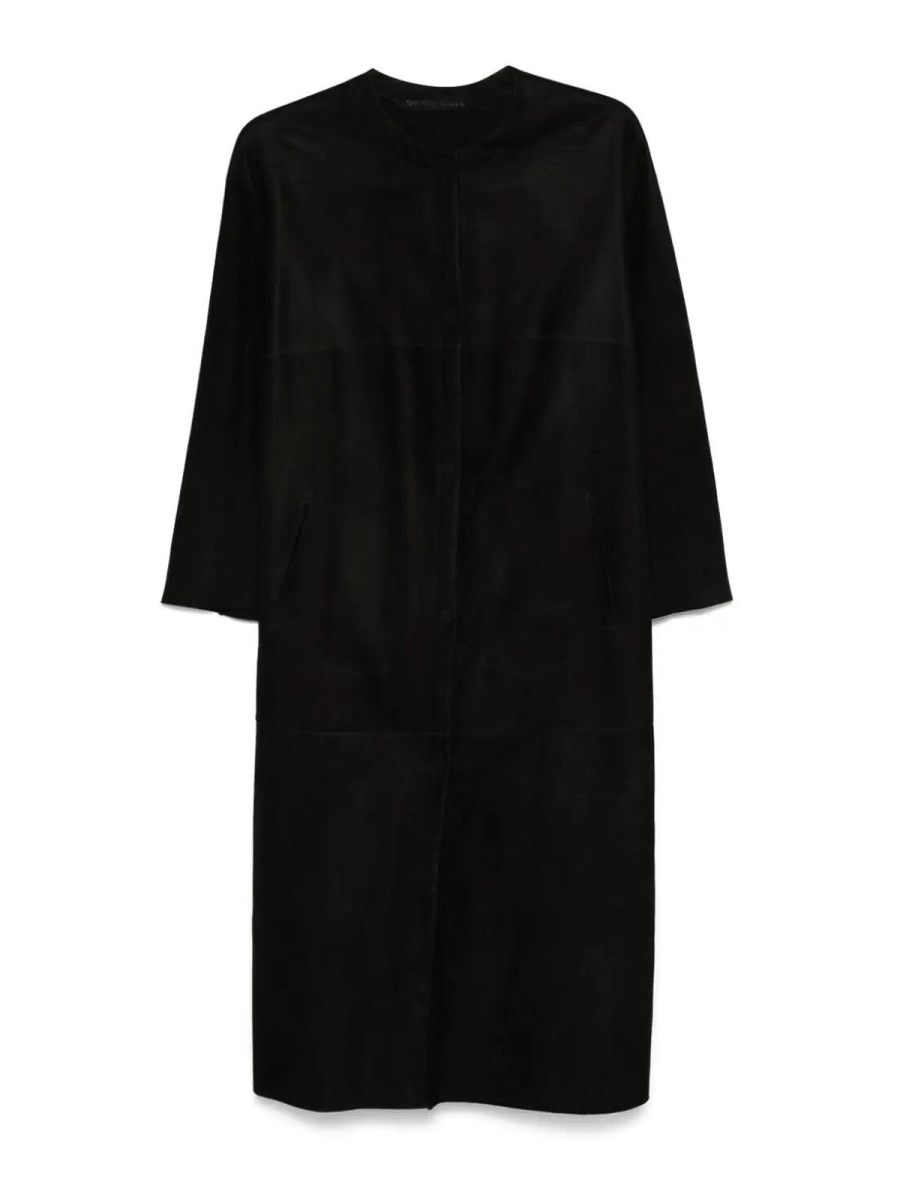 Salvatore Santoro Manteau Court - Noir
