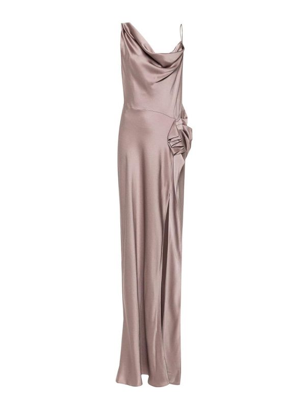 Dries Van Noten Robe Au Genou - Argent