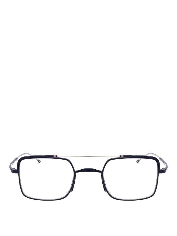 Thom Browne Lunettes De Soleil - Argent
