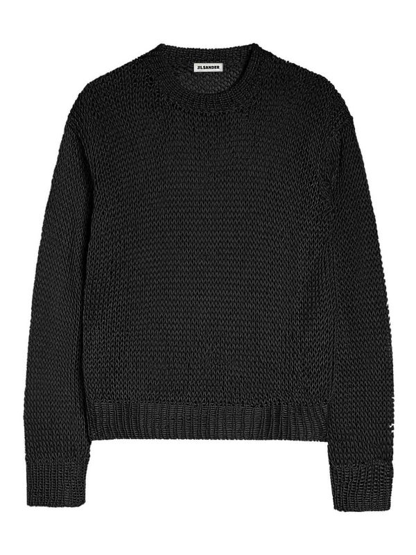 Jil Sander Pull Col Rond - Noir