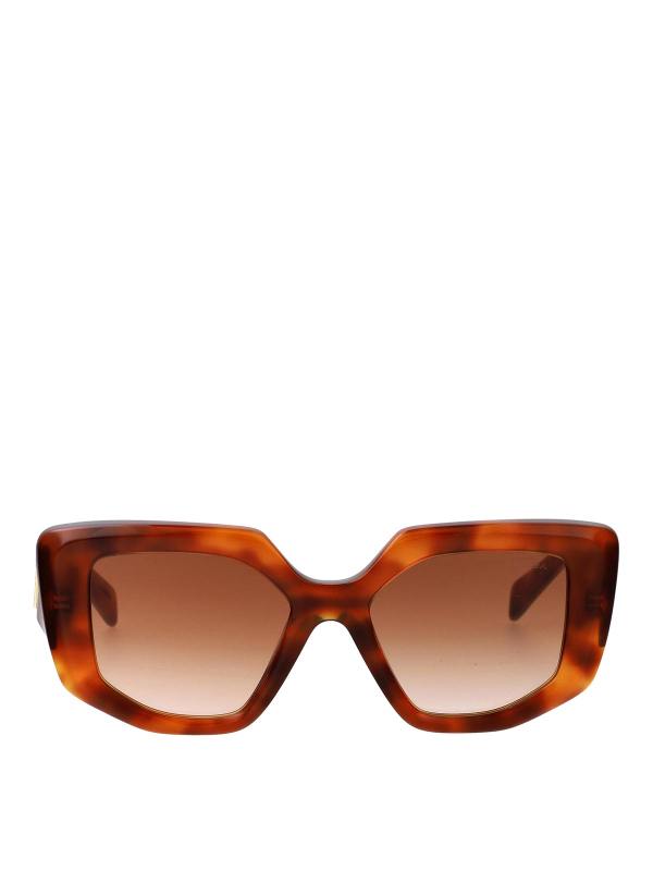 Prada Lunettes De Soleil - Marron