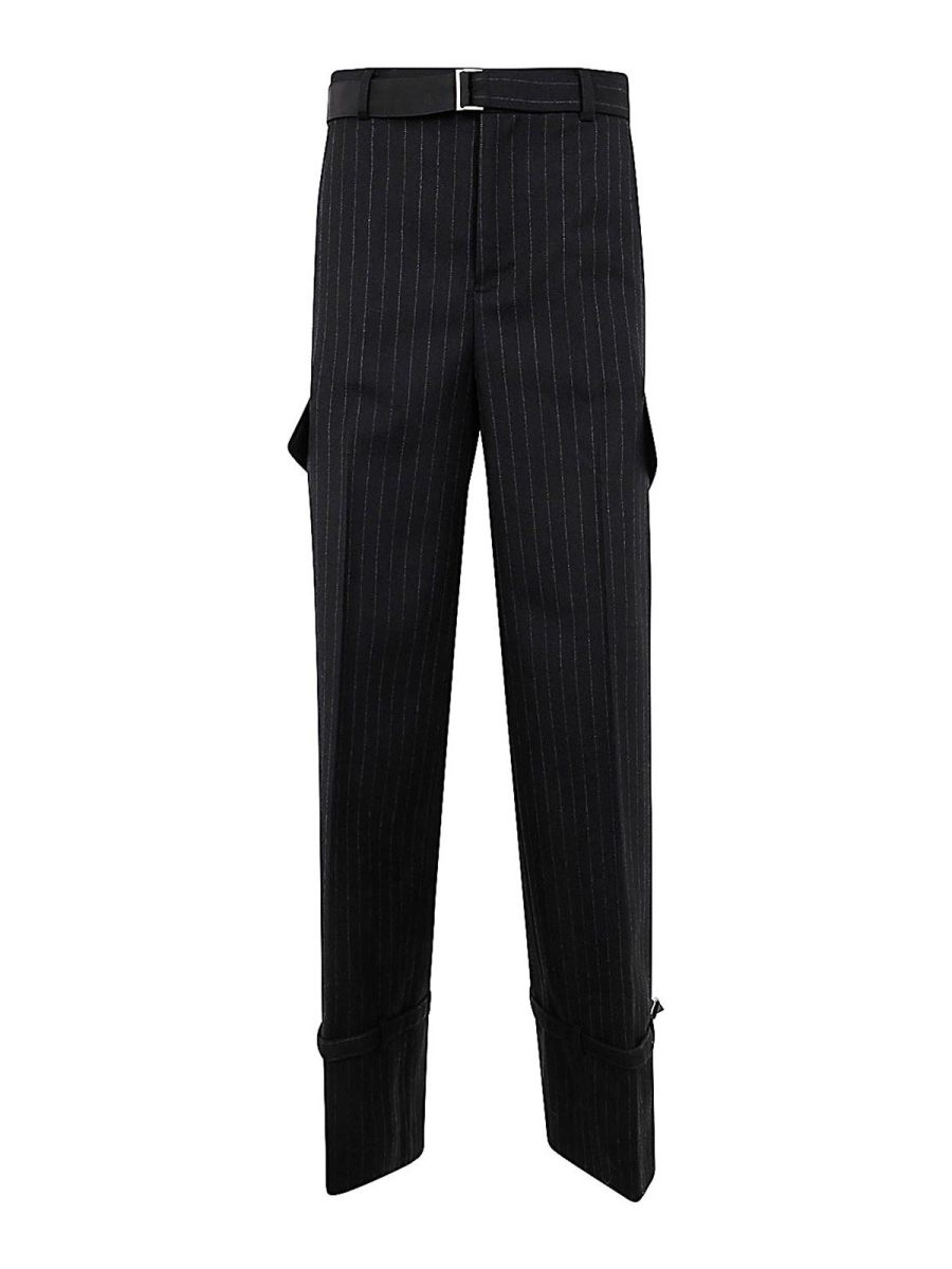 Sacai Pantalons Décontractés - Noir