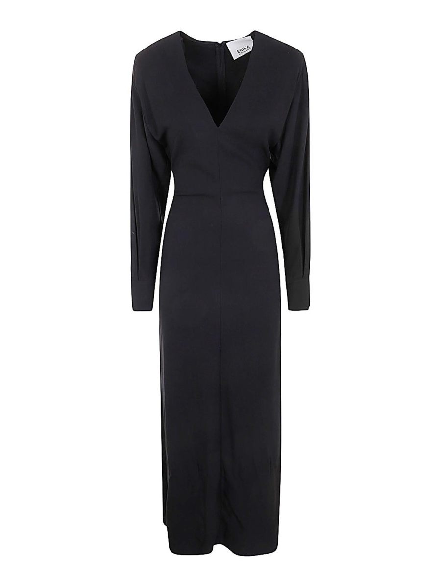 Erika Cavallini Robe Au Genou - Noir