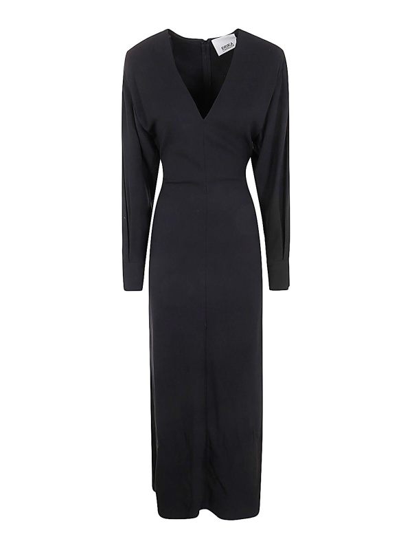 Erika Cavallini Robe Au Genou - Noir
