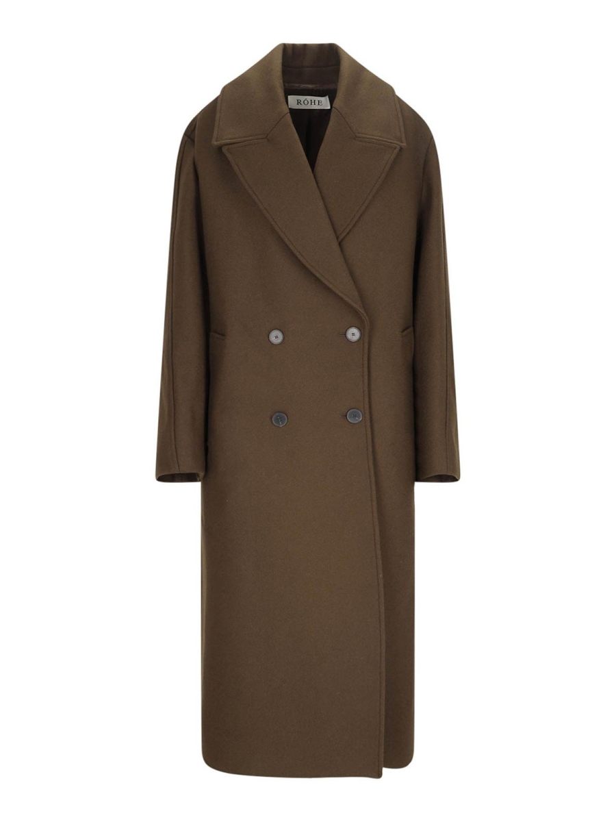 Rohe Manteau Court - Marron