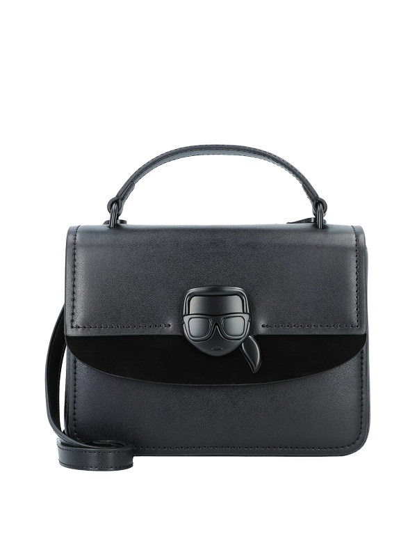 Karl Lagerfeld Sac Porté Épaule - Noir