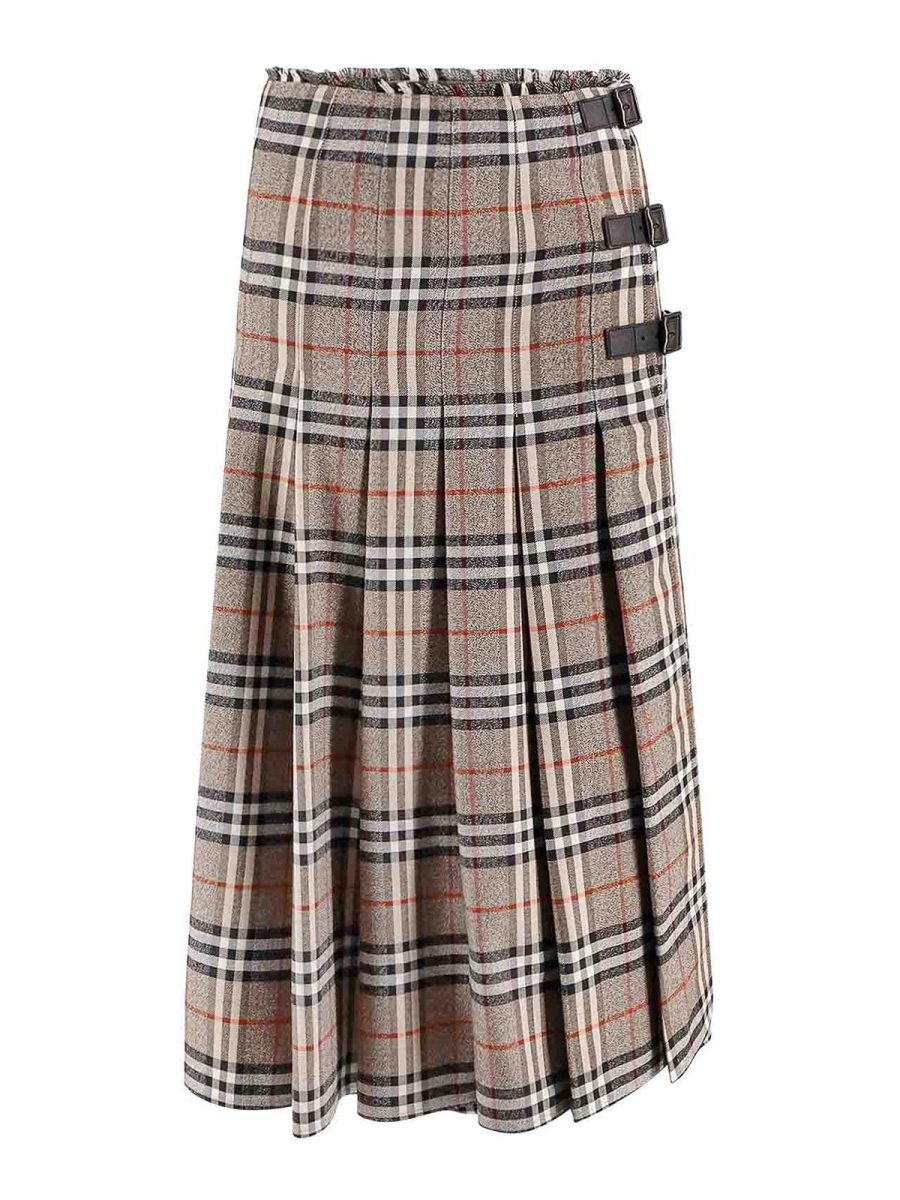 Burberry Jupe Longue - Noir
