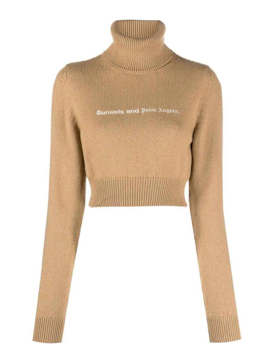 Palm Angels Gilet - Camel