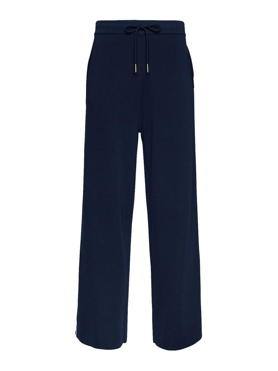 Elena miro' Pantalons Décontractés - Bleu