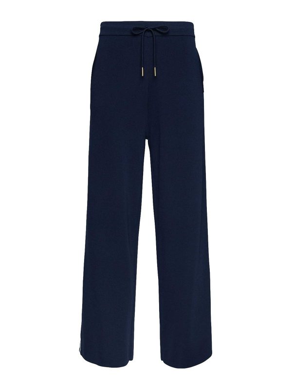 Elena miro' Pantalons Décontractés - Bleu