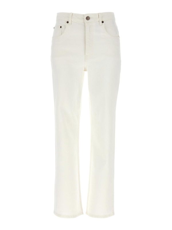 Tory Burch Jean Bootcut - Blanc