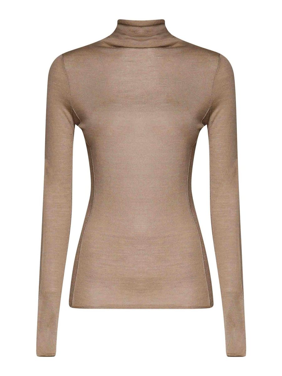 Pinko Pull Col Rond - Beige