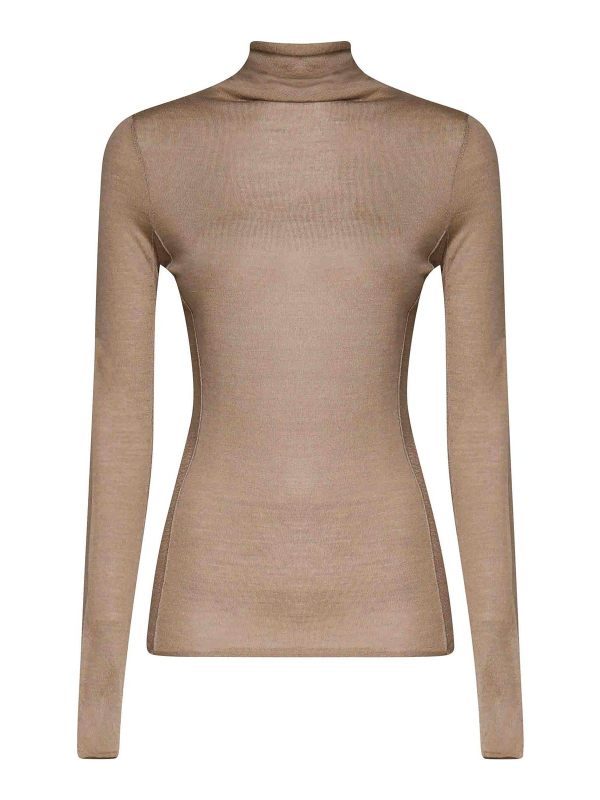 Pinko Pull Col Rond - Beige