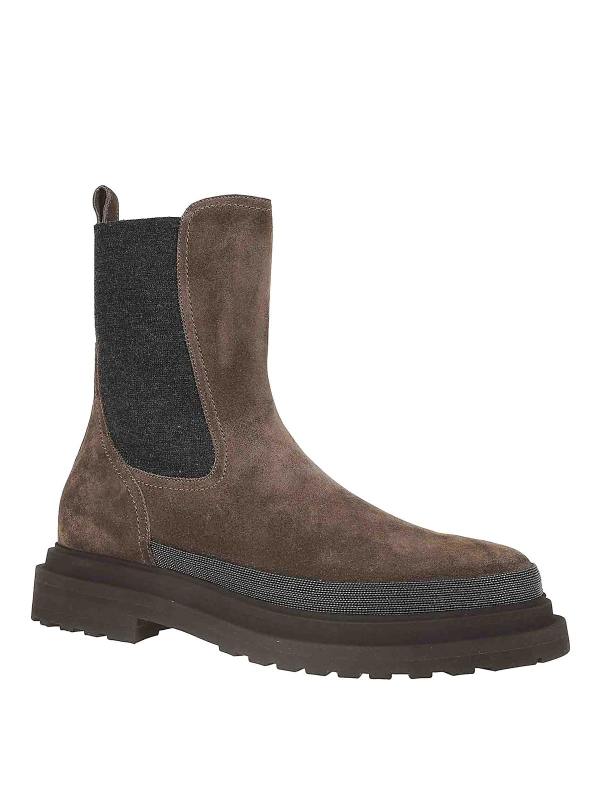 Brunello Cucinelli Bottes - Gris