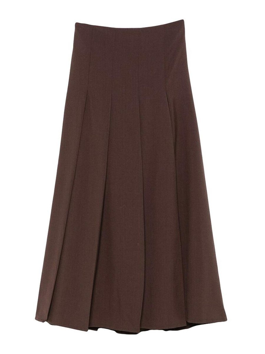 Studio Nicholson Jupe Midi - Marron