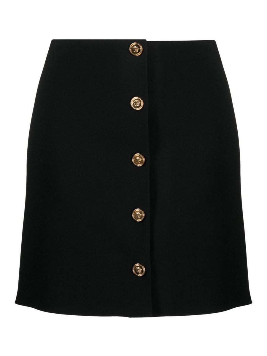 Versace Jupe Midi - Noir
