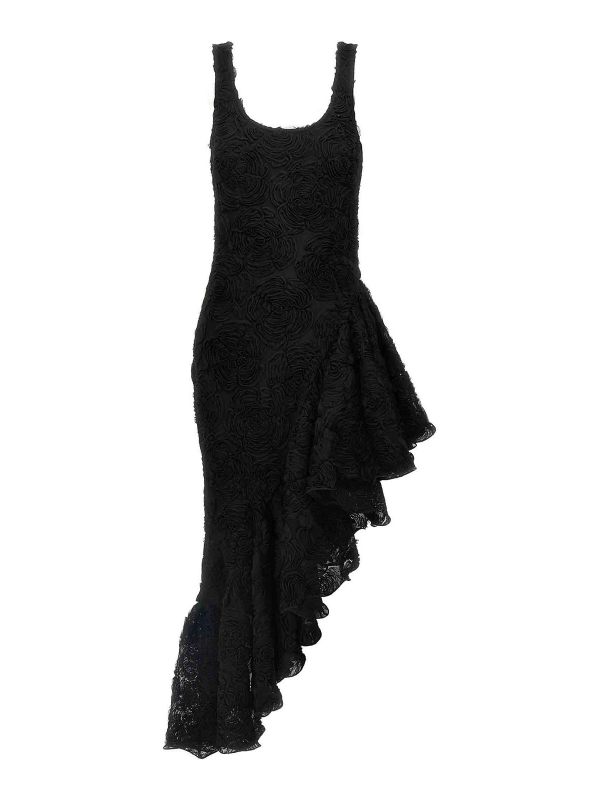 Rotate Birger Christensen Robe Au Genou - Noir