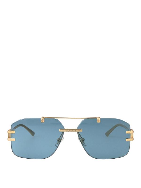 Versace Lunettes De Soleil - Or