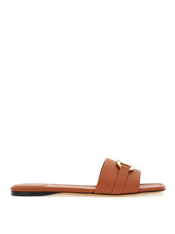 Ferragamo Tongs - Camel