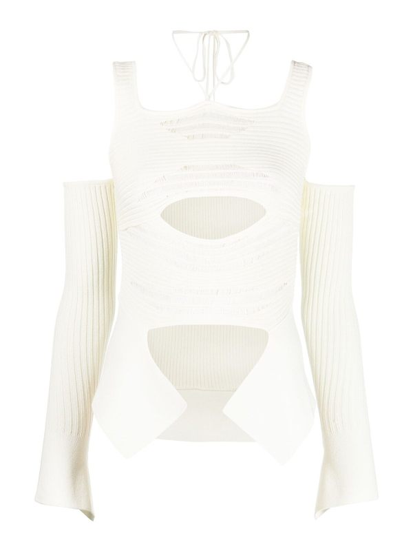 Andreādamo Top - Blanc
