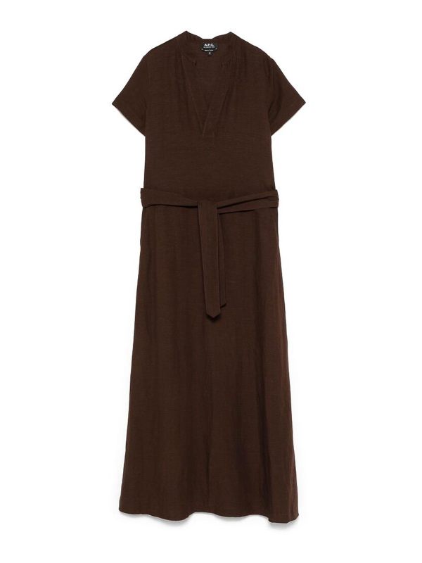 A. P.C. Robe Au Genou - Marron