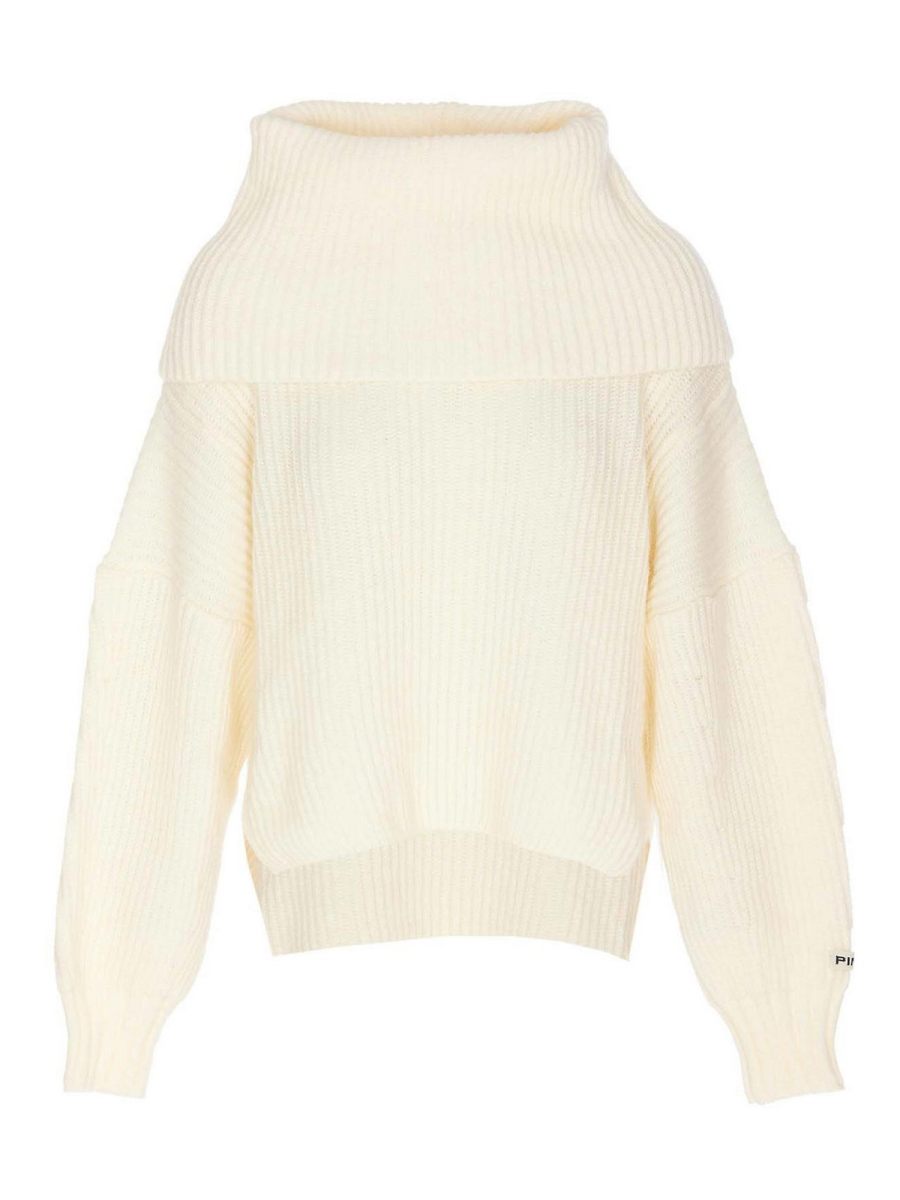 Pinko Pull Col Rond - Blanc