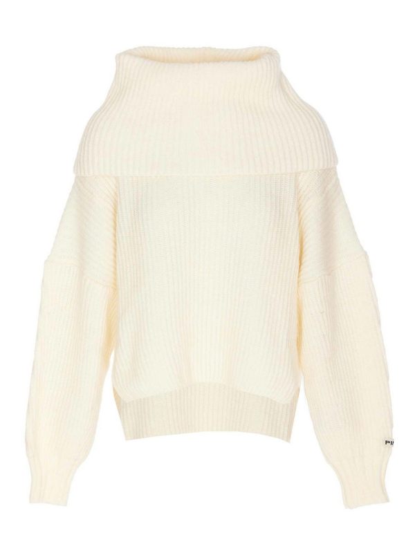 Pinko Pull Col Rond - Blanc