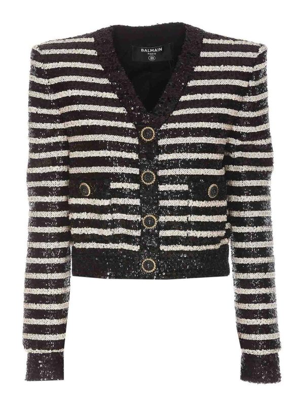 Balmain Veste Casual - Noir
