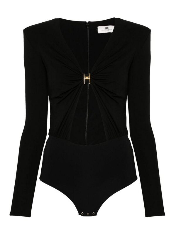 Elisabetta Franchi Top - Noir