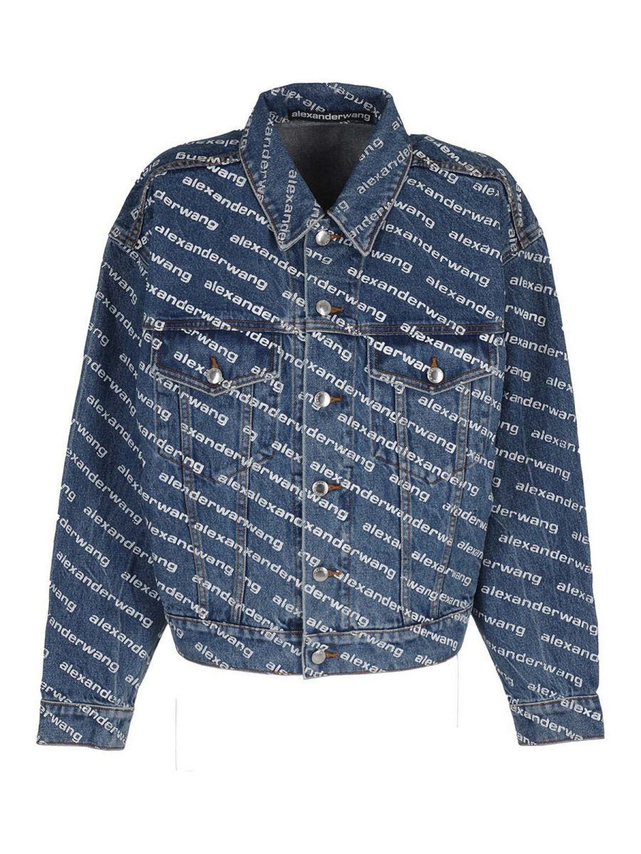 Alexander Wang Veste En Jean - Game Logo