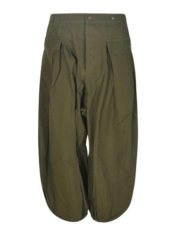 R13 Pantalons Décontractés - Vert