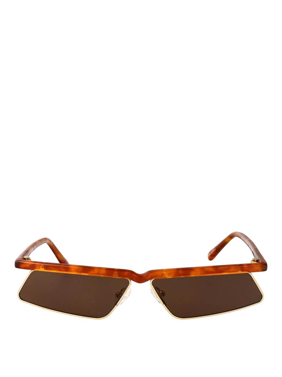 The Attico Lunettes De Soleil - Jaune