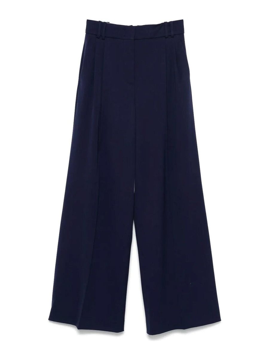 Another Tomorrow Pantalons Décontractés - Bleu