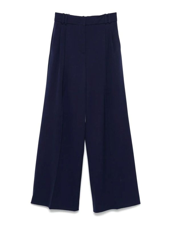 Another Tomorrow Pantalons Décontractés - Bleu