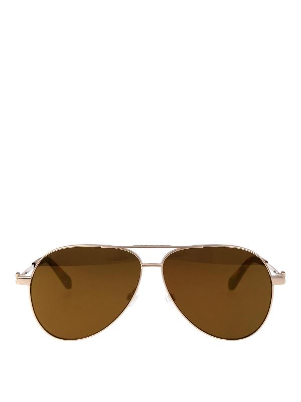 Off-White Lunettes De Soleil - Or