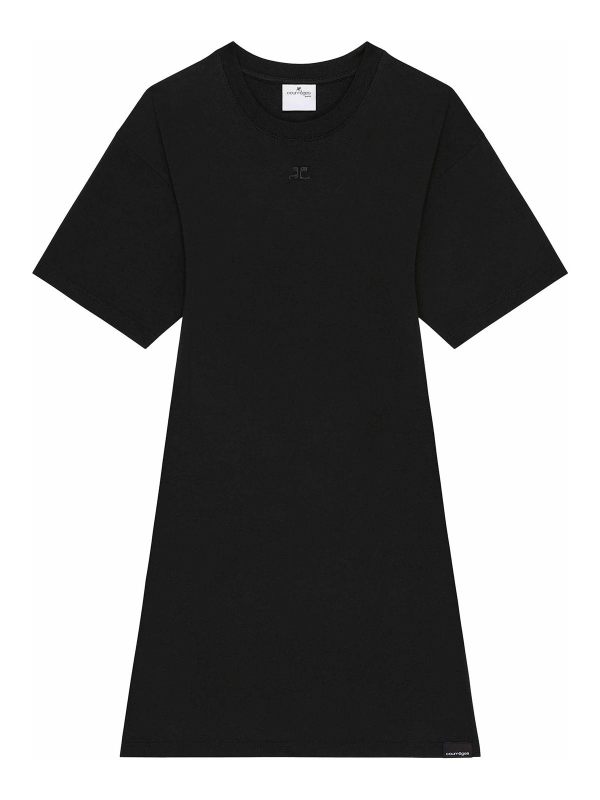 Courreges Robe Courte - Noir