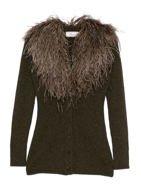 Blumarine Pull Col Rond - Vert