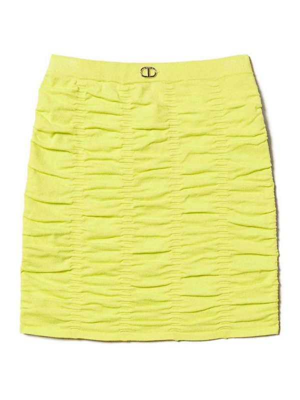 Twinset Pull Col Bateau - Jaune