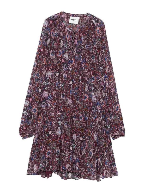 Isabel Marant Etoile Robe Au Genou - Violet
