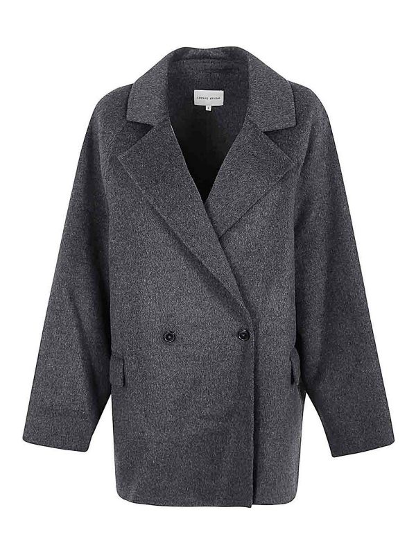 Loulou Studio Manteau Court - Gris