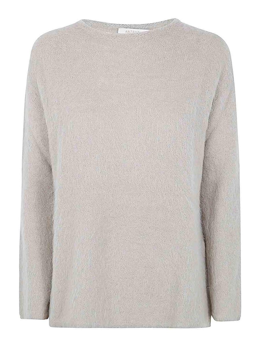 Antonelli Firenze Pull Col Bateau - Gris