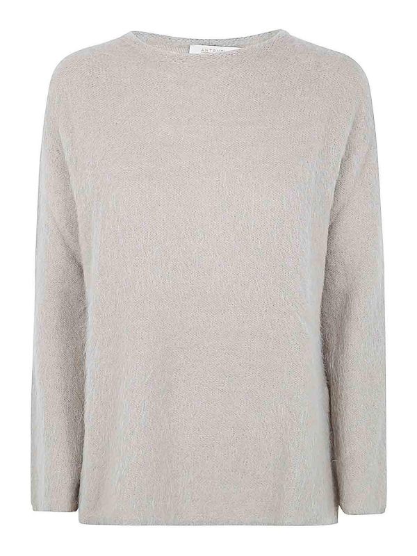 Antonelli Firenze Pull Col Bateau - Gris