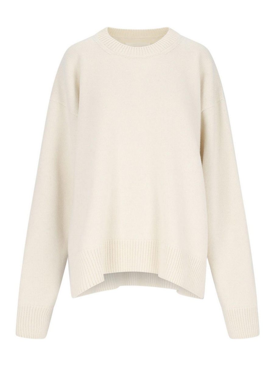 Jil Sander Pull Col Bateau - Blanc