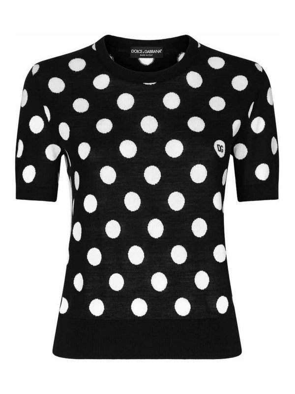 Dolce & Gabbana Pull Col Rond - Noir