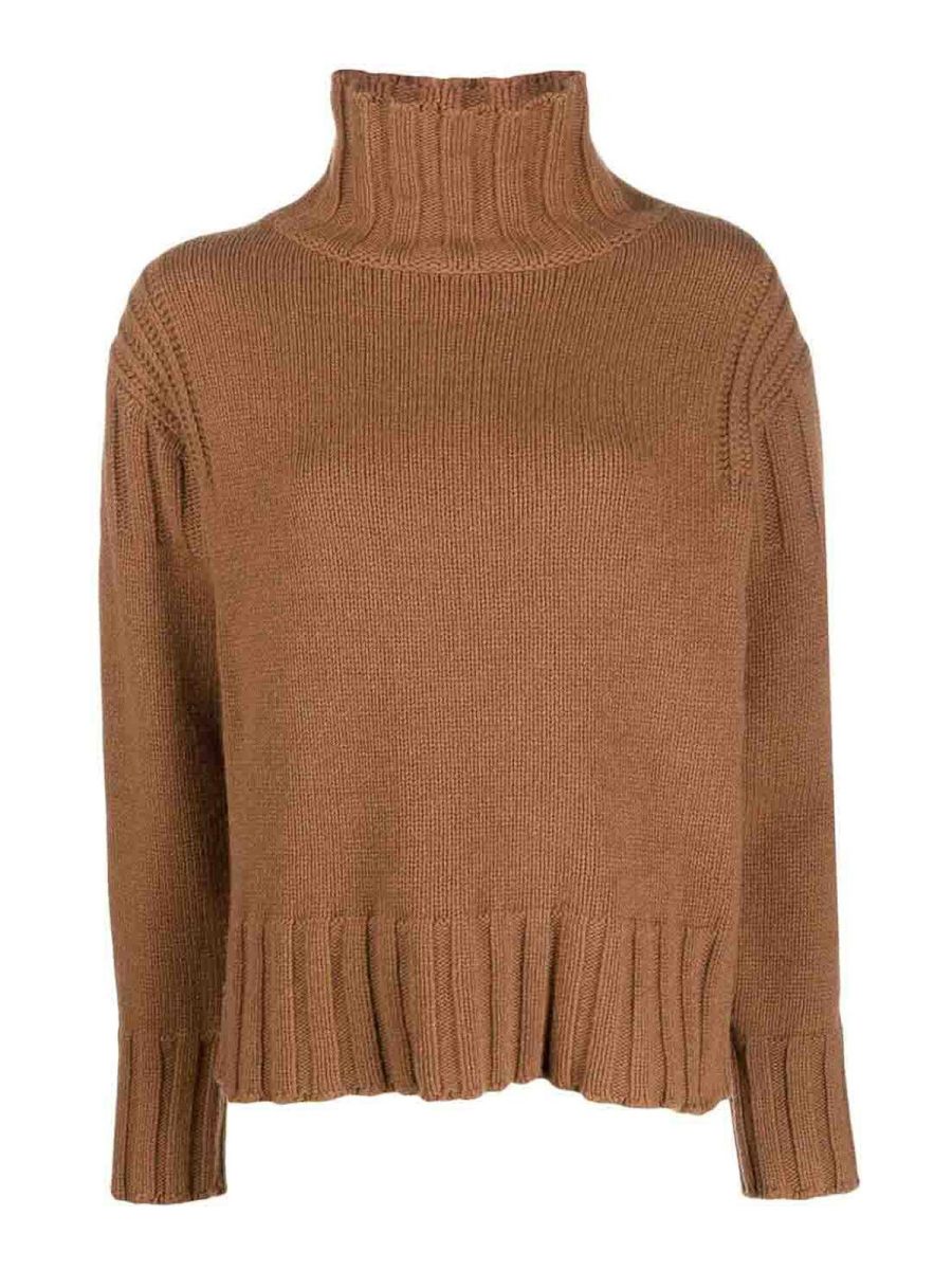 Jil Sander Pull Col Roulé - Beige