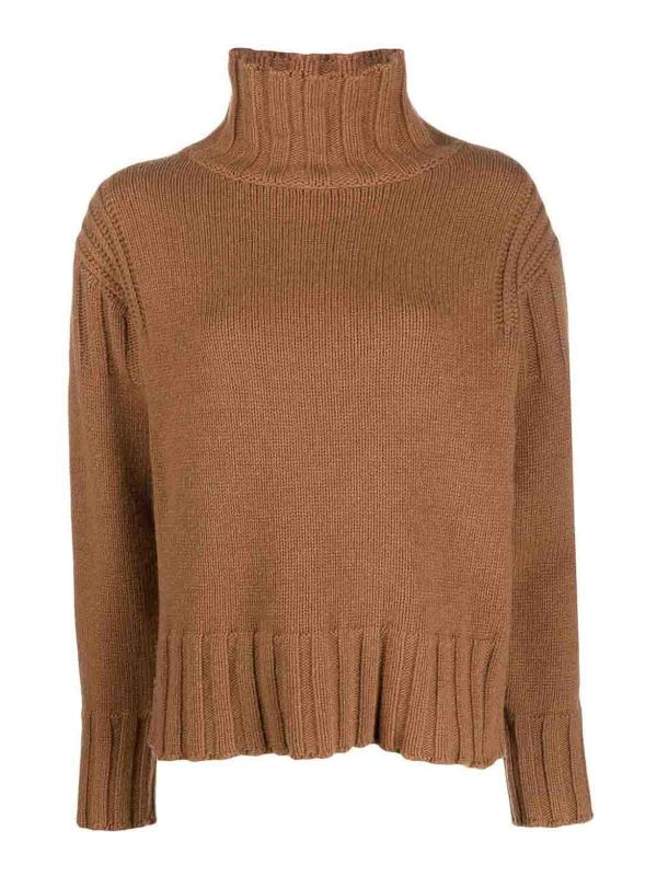 Jil Sander Pull Col Roulé - Beige