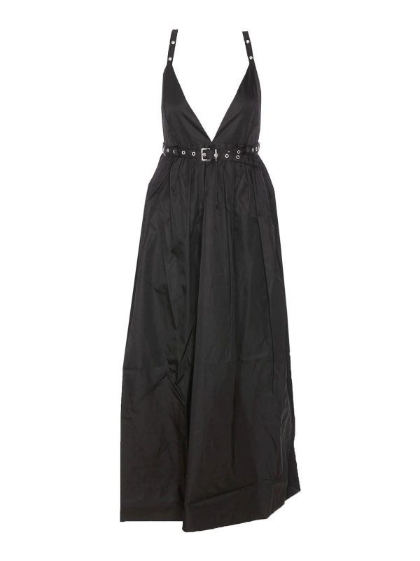 Ganni Robe Au Genou - Noir