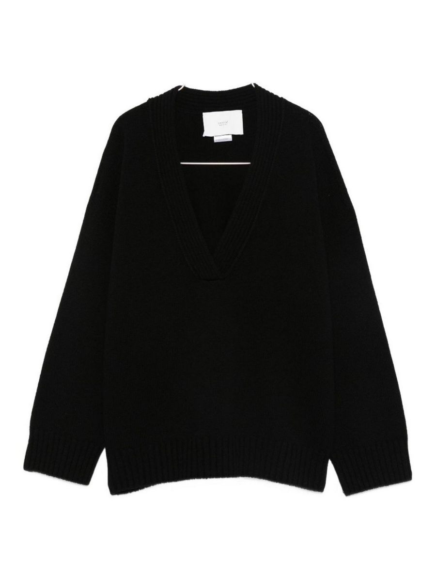 Vanisé Pull Col Rond - Noir
