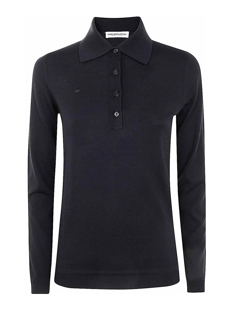 Goes botanical Pull Col Rond - Noir