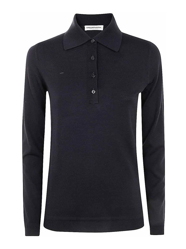 Goes botanical Pull Col Rond - Noir